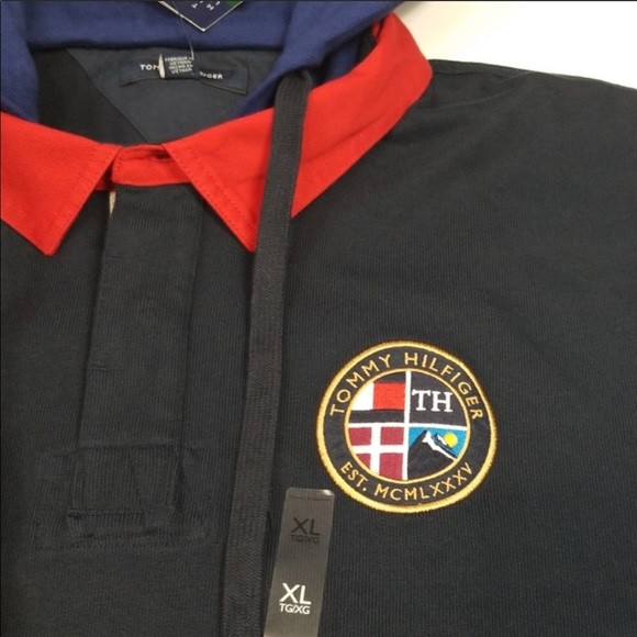 Tommy Hilfiger Collard Hoodie - Picture 2 of 6